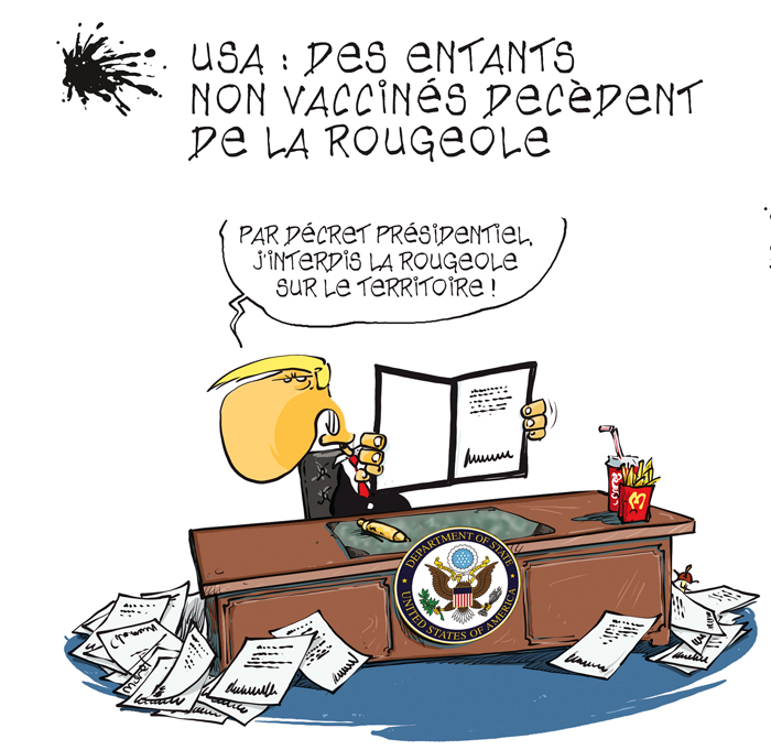 man in black tribune trump rougeole.jpg, oct. 2025